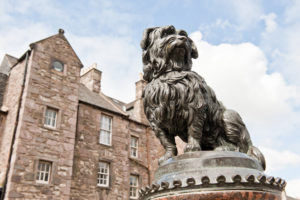 loyal dog Greyfriars Bobby statue in Edinburgh, Scotland